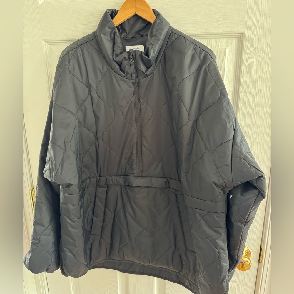Old Navy quilted zip up. Black. XL Tall